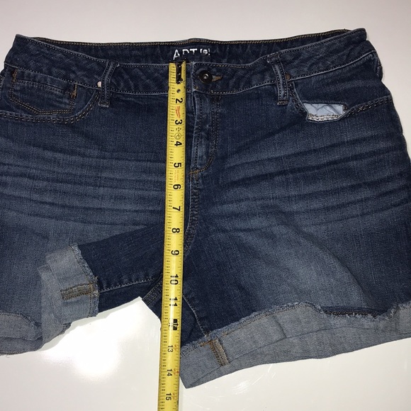 Apt 9 Shorts Denim Blue Size 14 - Picture 8 of 8